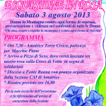 manifesto escursione in rosa 3-8-2013