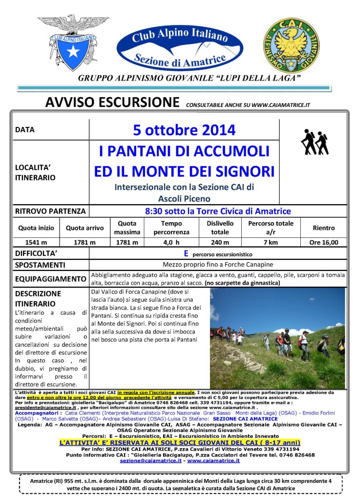 I Pantani di Accumoli e Il Monte dei Signori _5-10-14_